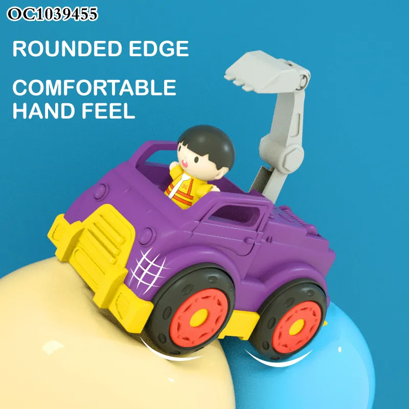 Wholesale Construction Engineering Vehicle Mini Toy Freewheel Vehicle Truck Mini Car Model for Kids