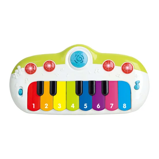 Wholesale Montessori Piano Kids Creative Musical Instrument Electronic Organ Rainbow Keyboard Toy