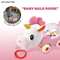 Wholesale Educational Learn to Walk Rope Pull Car Custom Horse Stuffed Animal Soft Horse Plush Toys