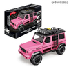 Wholesale Pink 1: 14 Scale off-Road Light Sound Car Friction Kids Plastic Model for Kids