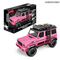 Wholesale Pink 1: 14 Scale off-Road Light Sound Car Friction Kids Plastic Model for Kids