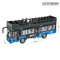 Wholesale Kids Plastic Children Friction Mini Bus Toy Scale Model with Light Sound