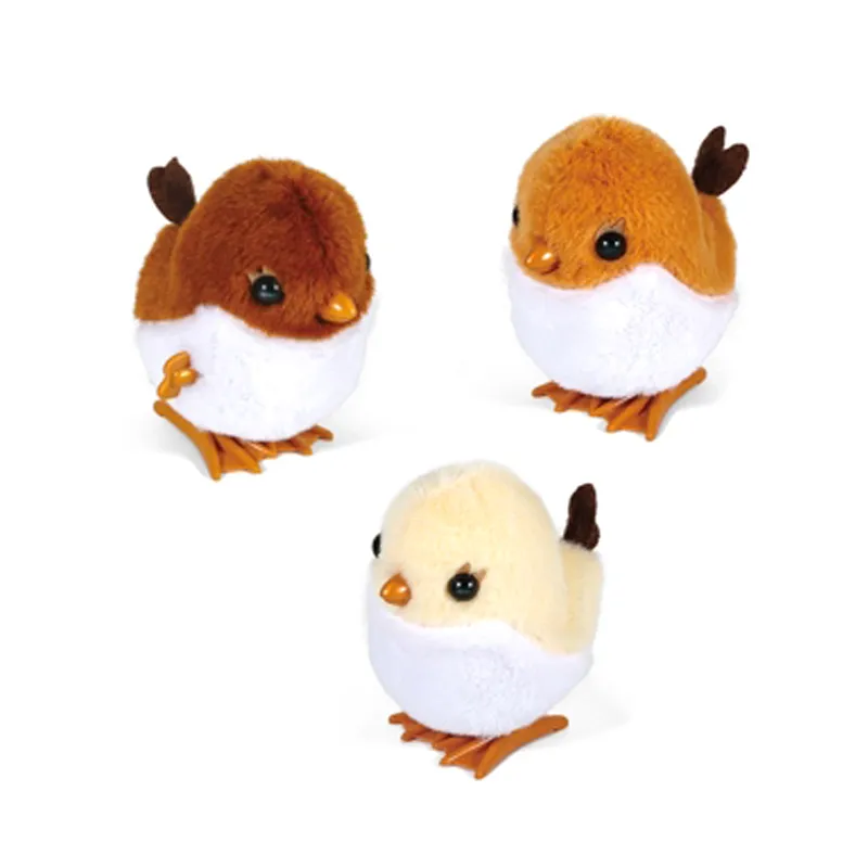 Wholesale First Selling Plastic Plush Animal Bulk Jumping Wind up Chicken Cheap Toy