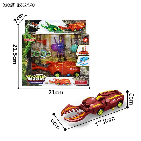 Wholesale Freewheel Children Racing Games Educational Fire Mini Car Truck Toy Model