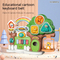 Wholesale Musical Instruments Educational Light-up Sensory Cartoon Rainbow Keyboard Toy