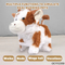 Wholesale Electronic Walking Plastic Animal Baby Stuffed Singing and Dancing Cow Custom Doll Toy