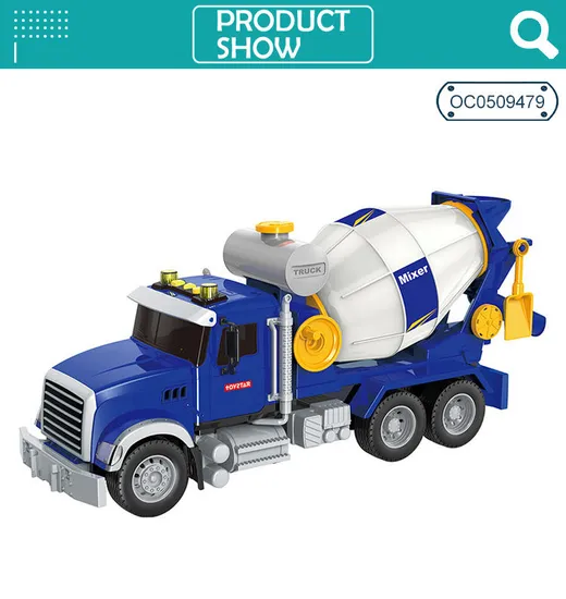 Wholesale Plastic Friction Super Truck Educational Construction Toys with Light Sound