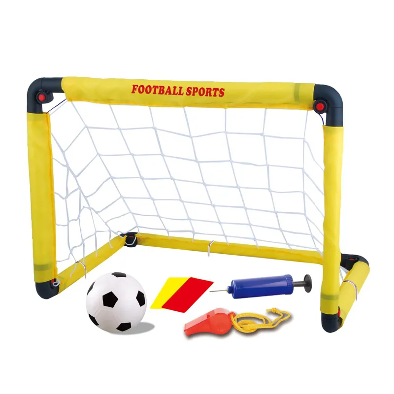 Wholesale Ball Small Kit Sets Foldable Running Sport Football Soccer Goal Nets for Kids