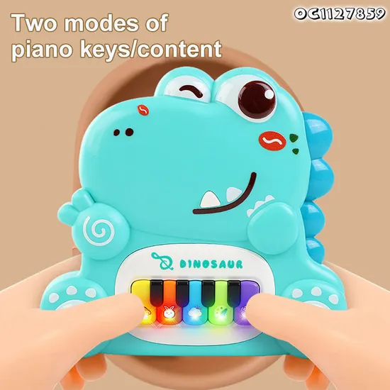 Wholesale Musical Instrument Battery Operated Baby Electric Piano Rainbow Keyboard Toys with Music for Children Baby