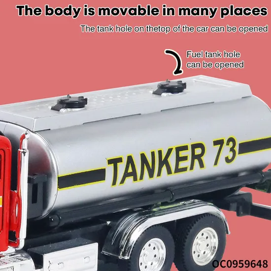 Wholesale Fire 1: 50 Diecast Truck Model Metal Cars with Light Music