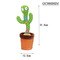 Wholesale Electronic Cute Cactus Baby Plush Dancing and Singing USB Charging Toy for Kids