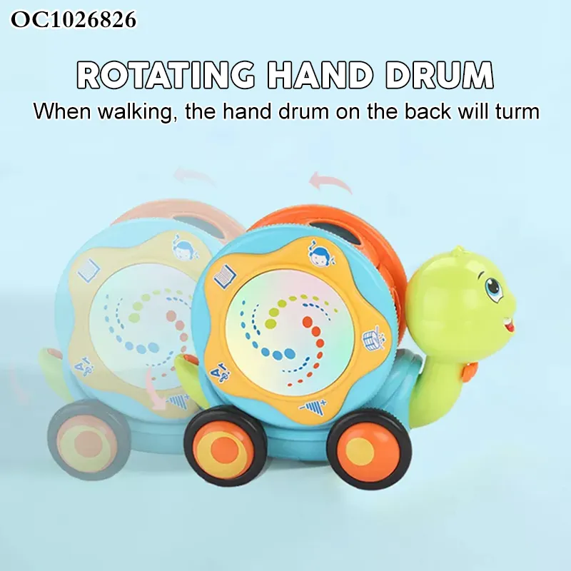 Wholesale Animal Happy Shape Educationaltoys Instruments Plastic Musical Hand Drum