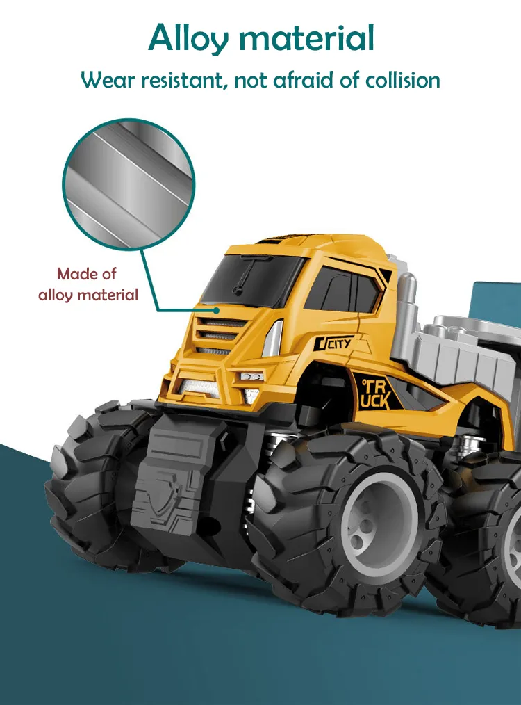 Wholesale Transport Car Diecast Small Alloy Miniature Die Cast Model Metal Trucks