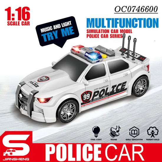 Wholesale Plastic Children Mini Friction Car Toys Model for Kids with Light Sound