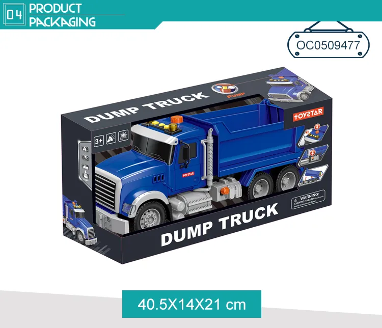Wholesale Miniature Friction Construction Car Toys Set Model Truck with Light Sound