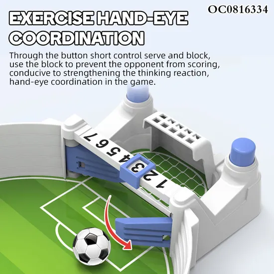 Wholesale 2 Players Battle Hand Football Training Board Toys Soccer Games Mini Football Table for Kids