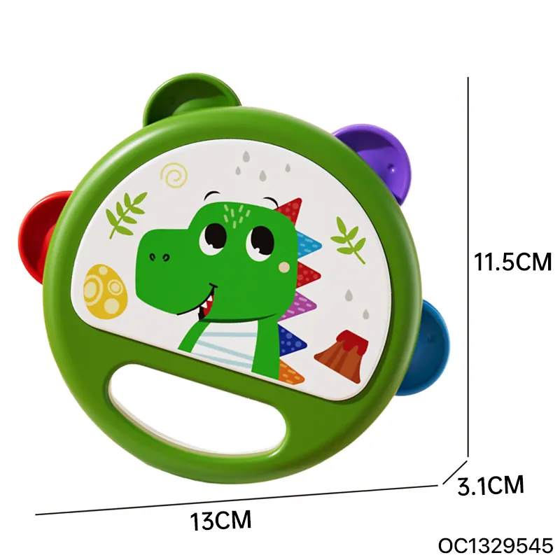 Wholesale Kids Musical Cartoon Sensory Plastic Musical Toy Hand Drum