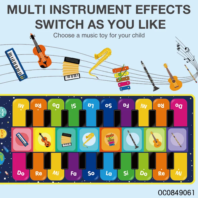 Wholesale Educational Keyboards Music Electronic Rainbow Keyboard Piano Musical Toys
