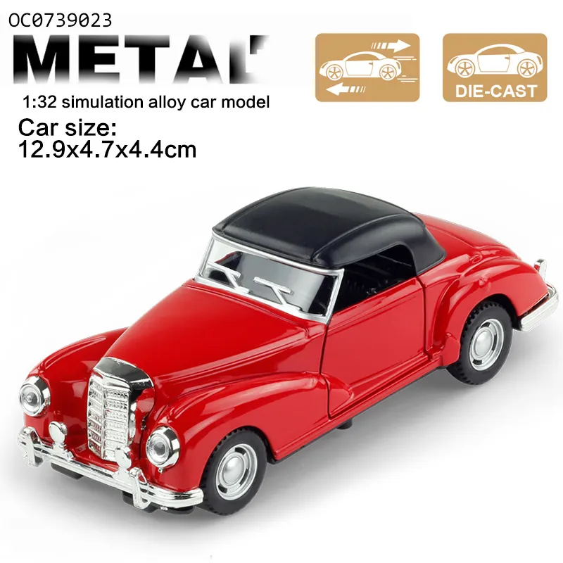 Wholesale Diecast 1: 32 Classic Children's Mini Die Cast Metal Car Toy for Kids