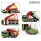 Wholesale 1: 12 Educational Transport Wood Friction Trailer Truck Car Toy with Music Light