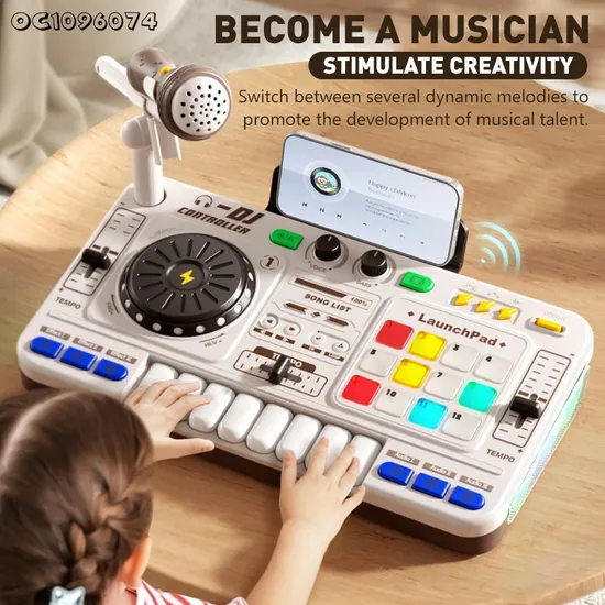 Wholesale Montessori Children's Musical Instruments Battery Operated Toy Electronic Piano
