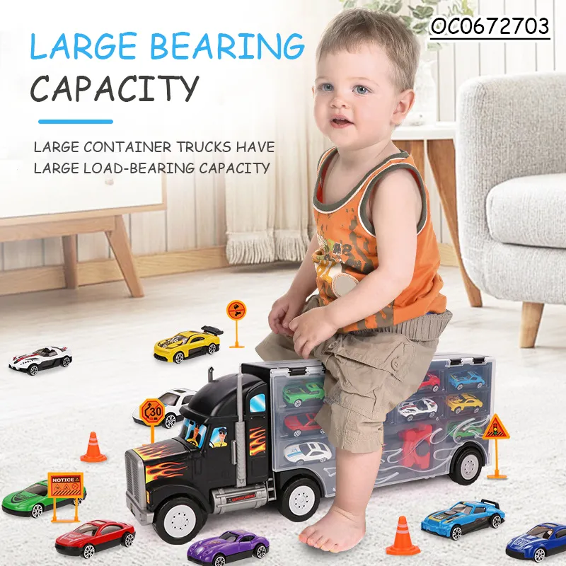 Wholesale Diecast Children Truck Metal Diecast Model Set Mini Metal Car Toy for Kids