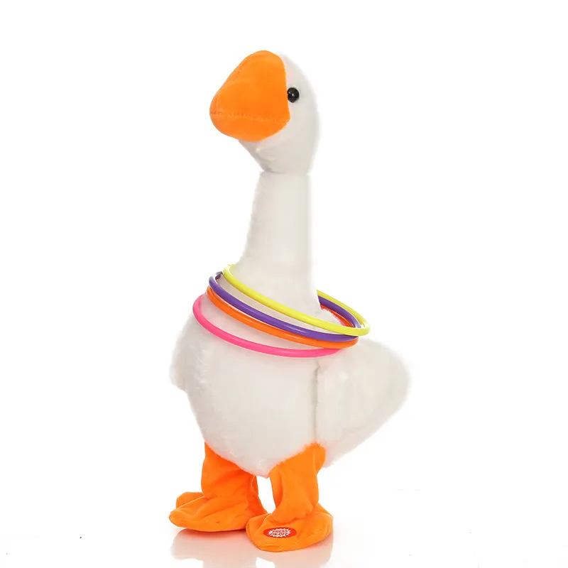 Wholesale Children Interactive Plastic Battery Operated Goose Stuffed Animal Plush Toy