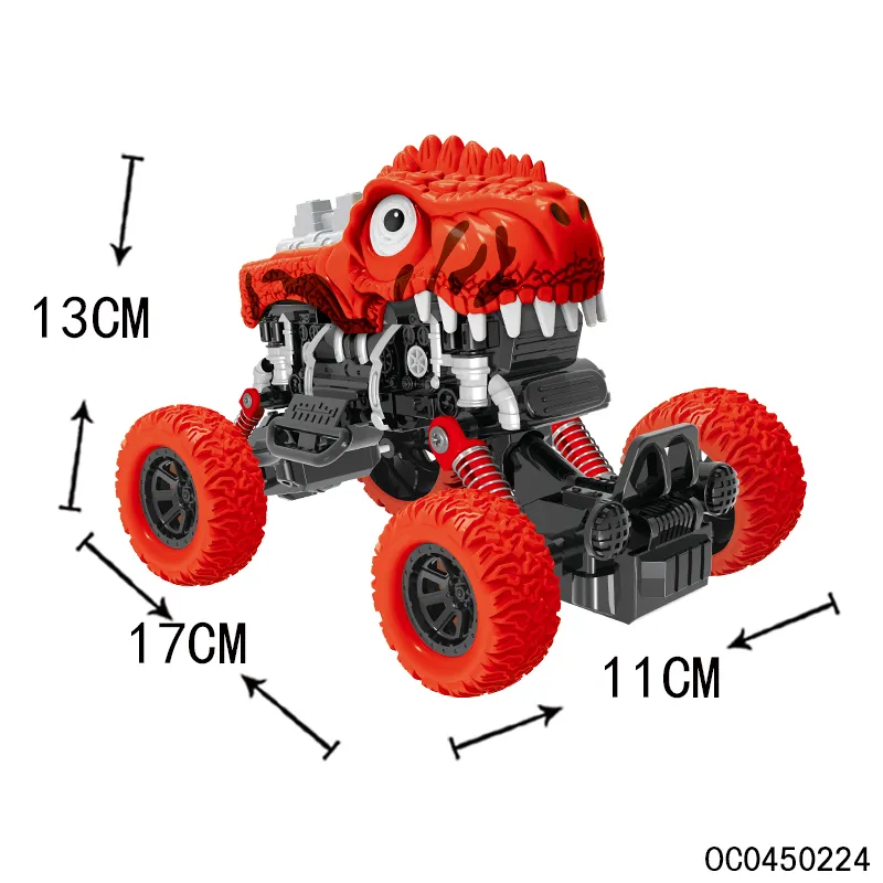 Wholesale Small Dinosaur Pull Back Plastic Car Model Plastic Toy Cars for Kids