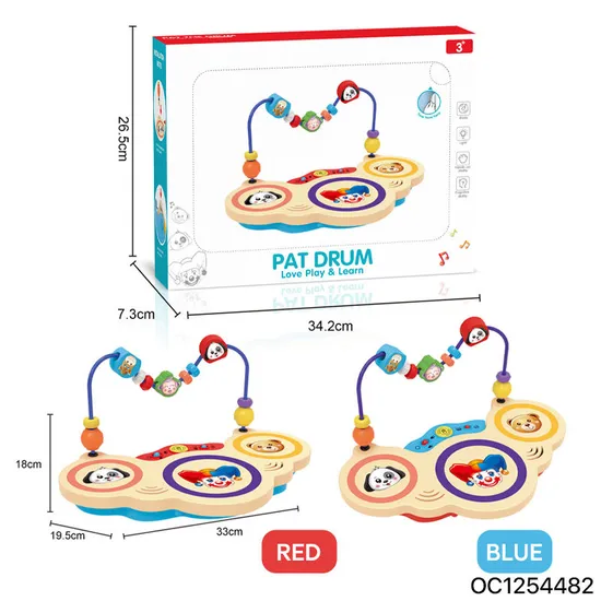 Wholesale Children Education Electric Musical Light Musical Instrument Hand Clapping Drum