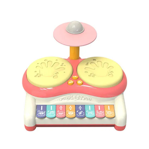 Wholesale Baby Sensory Montessori Educational Musical Instruments Battery Operated Piano Drums Set Toy