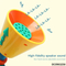Wholesale Intellectual Toy Lights and Sound Plastic Trumpet Electronic Horn for Kids