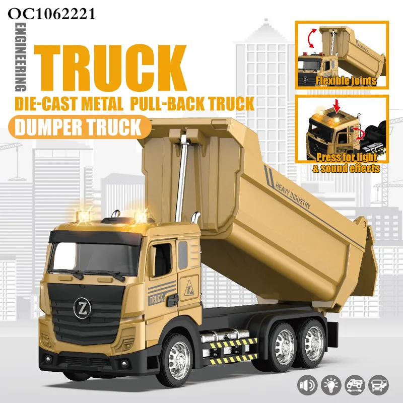 Wholesale Diecast Vehicle Construction Die Cast Metal Construction Small Vehicle Truck