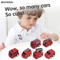 Wholesale Construction Pull Back Small Red Car Kids Fire Engine Truck Toys Set