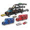 Wholesale Miniature Diecast Metal 6PCS Customized Alloy Cars Track Toy Truck Transport Car for Kids