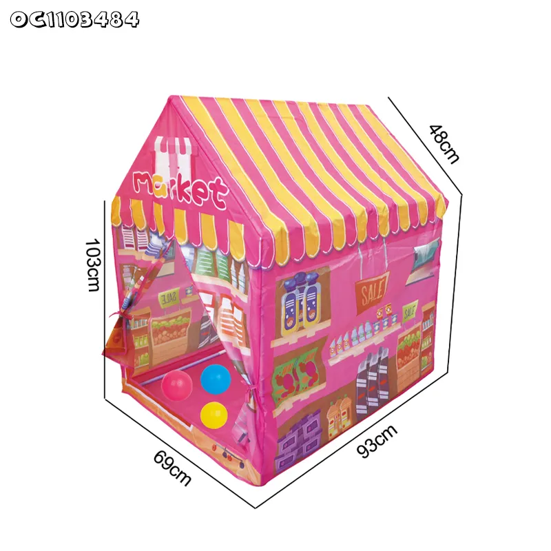 Wholesale Funny Kids Playhouse Children Tent Indoor Baby Folding Ocean Ball Pool Plastic Playhouse