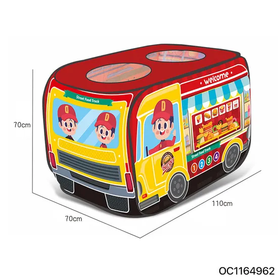 Wholesale Indoor Funny Children Pop up House Pretend Play Fast Food Kids Play Tent Playhouse