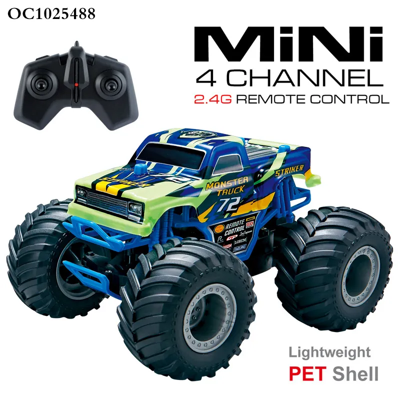 Model Stunt Rolling Car 1: 28 Scale 4WD Mini RC off Road Car