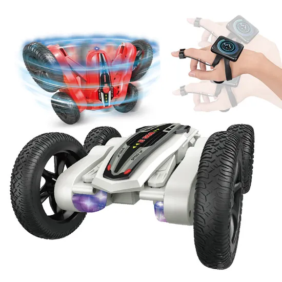 Low Price Kids Remote 4WD Watch Control RC Stunt Car 360 Rotating Toys Car
