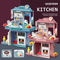 Wholesale Small Vegetable Plastic Children House Play Kitchen Table Toy Set with Music
