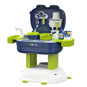 Wholesale Spray Sink Children's Plastic Educational Kitchen Pretend Food Play Cooking Set Toy