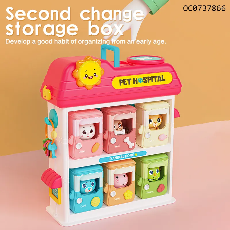 Wholesale Colored Matches Child Cognitive Animals Educational Doctor Set
