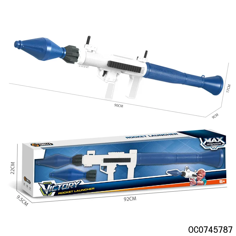 Hot Selling Game Shooting Toys Bullet Rocket Toy Gun for Boys