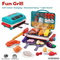 Wholesale Simulation Cooking Kids Barbecue Grill Spray Kitchen Toys Plastic Children House Role Play Set with Food