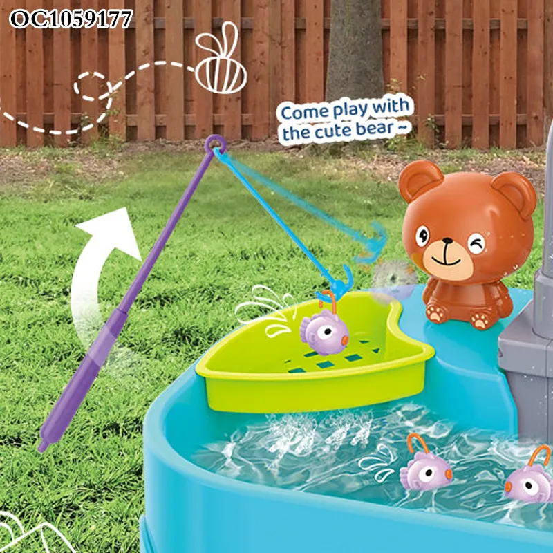 Wholesale Summer Montessori Summer Handheld Plastic Magnetic Fishing Game Water Toys