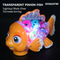 Wholesale Hot Selling Battery Operated Unique Electric Electronic Fish Toy with Light Music