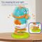 Cute Dinosaur Bouncing Animal Musical Gift Set of Electronic Toys for Baby Sensory Activity