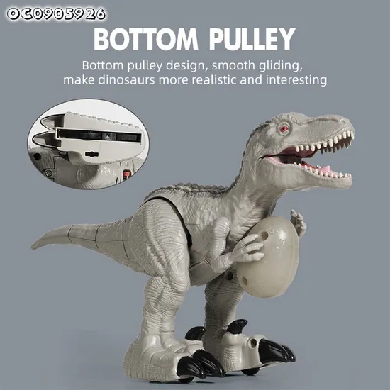 Dinosaur Theme Park Gift Wholesale Plastic Dinosaur Children New Electronic Small Toys Customize for Boys with Light and Sound