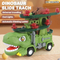 Rotating Plastic Ferris Wheel Multi Functional Electric Dinosaur Flexible Race Track Slide Toy with Light Music