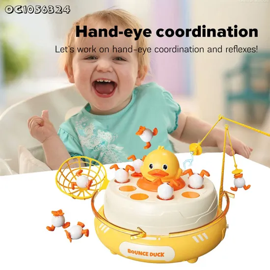 Wholesale Montessori Electric 360 Degree Battery Operated Fishing Table Game Machine for Kids