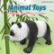 Wholesale Popular PVC Panda Realistic Small 3D Plastic Wild Animal Model Toys with Sound for Kids